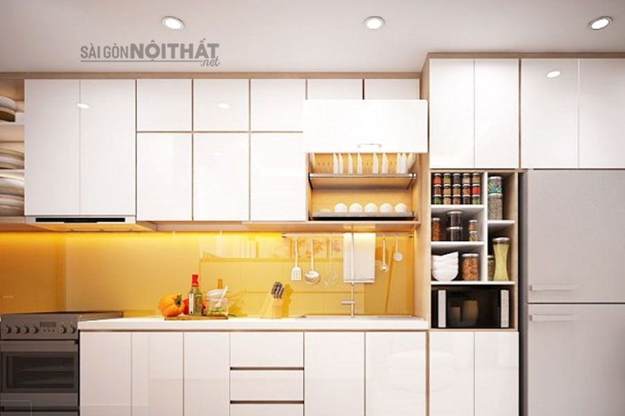 Tư vấn lựa chọn tủ bếp 2 tầng tiết kiệm kh&ocirc;ng gian